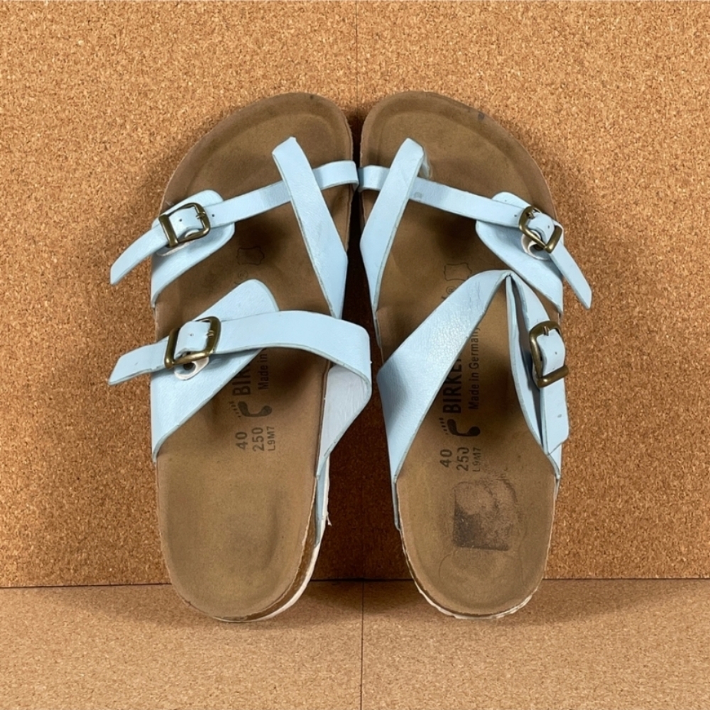 Birkenstock Mayari Dupes Slip On Adjustable Buckle Strappy Sandals Size EU 40